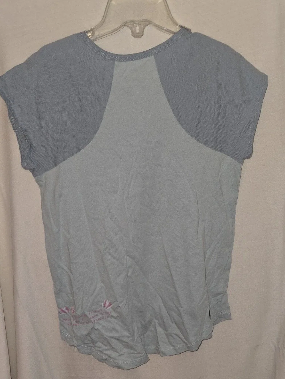 Tea Collection Light Blue Raglan Tee with Colorful Fish Print